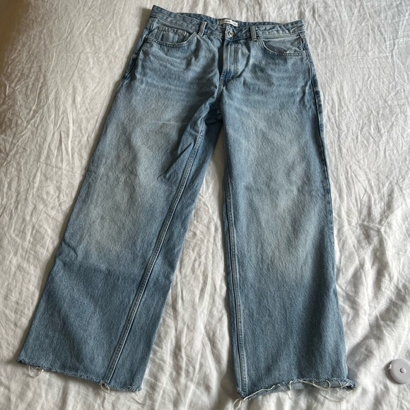 Mango Miami Mid-Rise Straight Fit Jeans - Picture 2 of 6